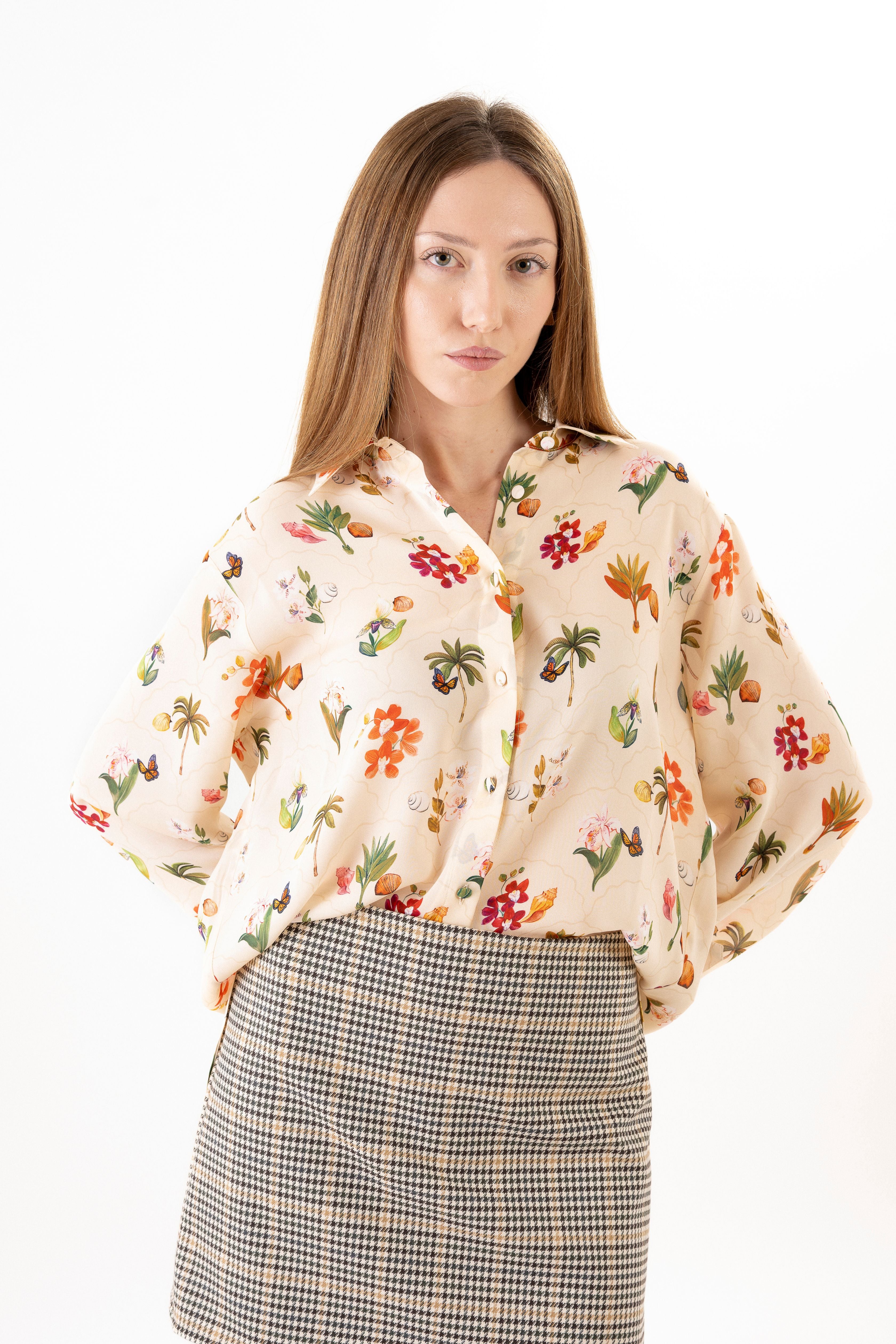 Sunset Shirt - Light Botanica
