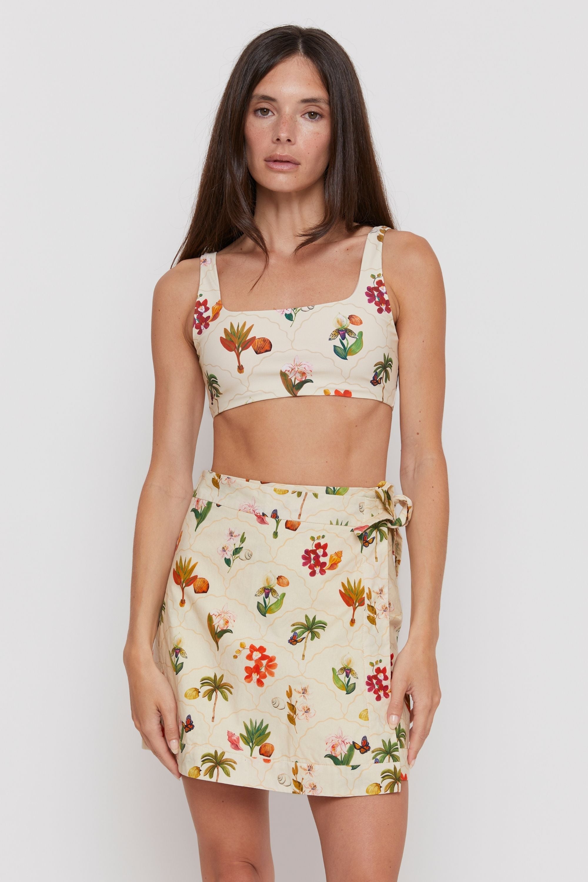 Summer Skirt - Light Botanica