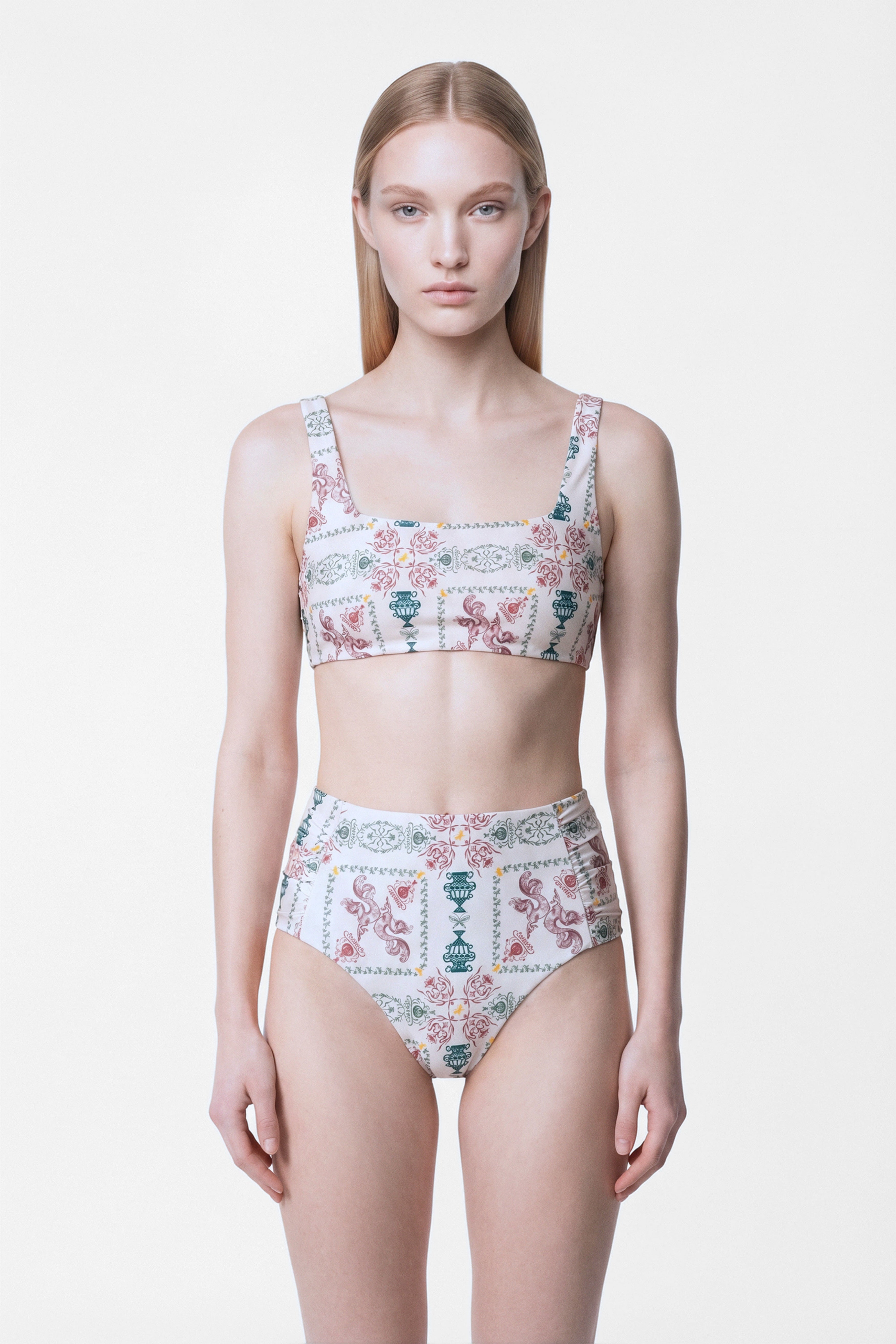 Frida Top & Shell Slip - Atlantide Mediterranea