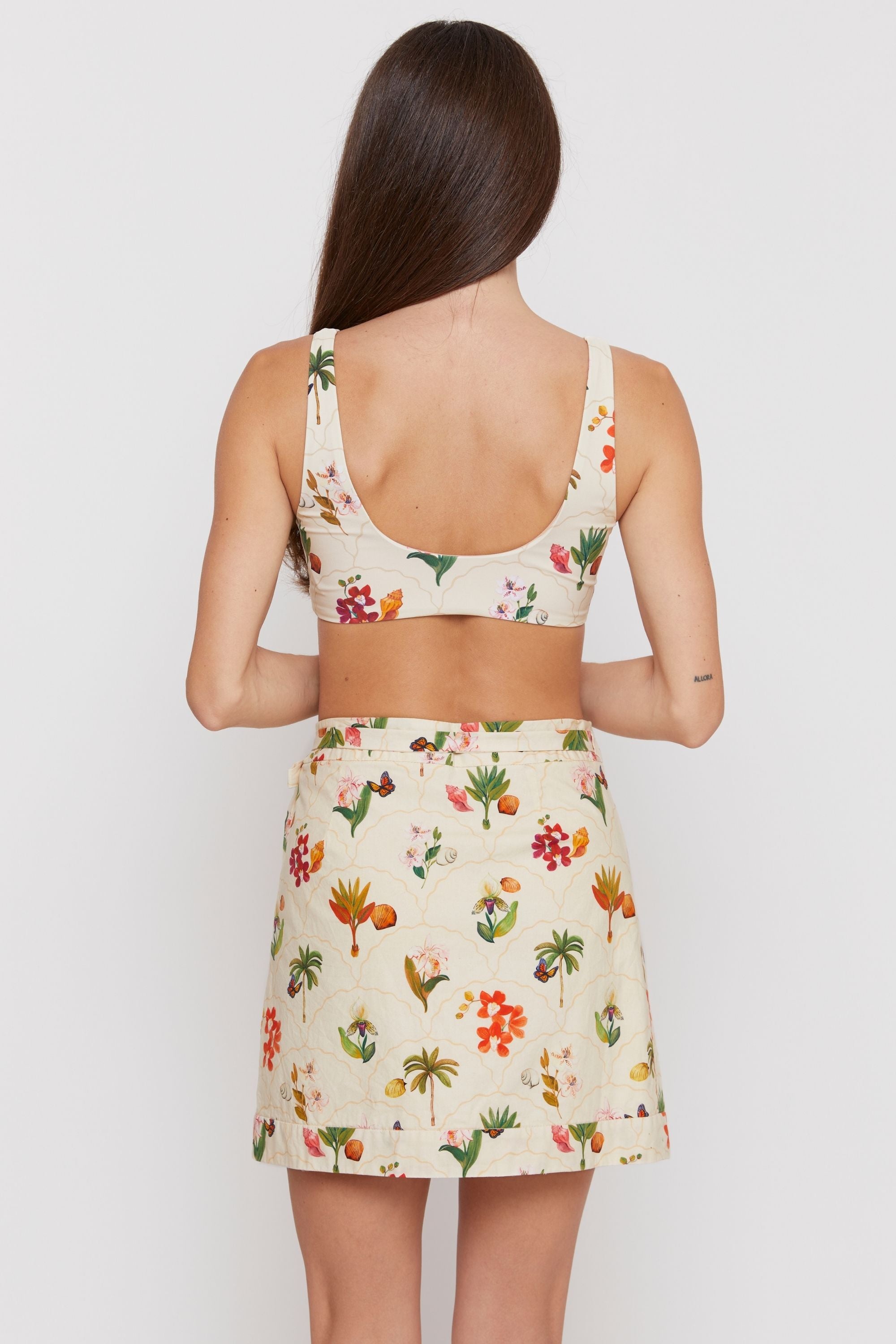 Summer Skirt - Light Botanica