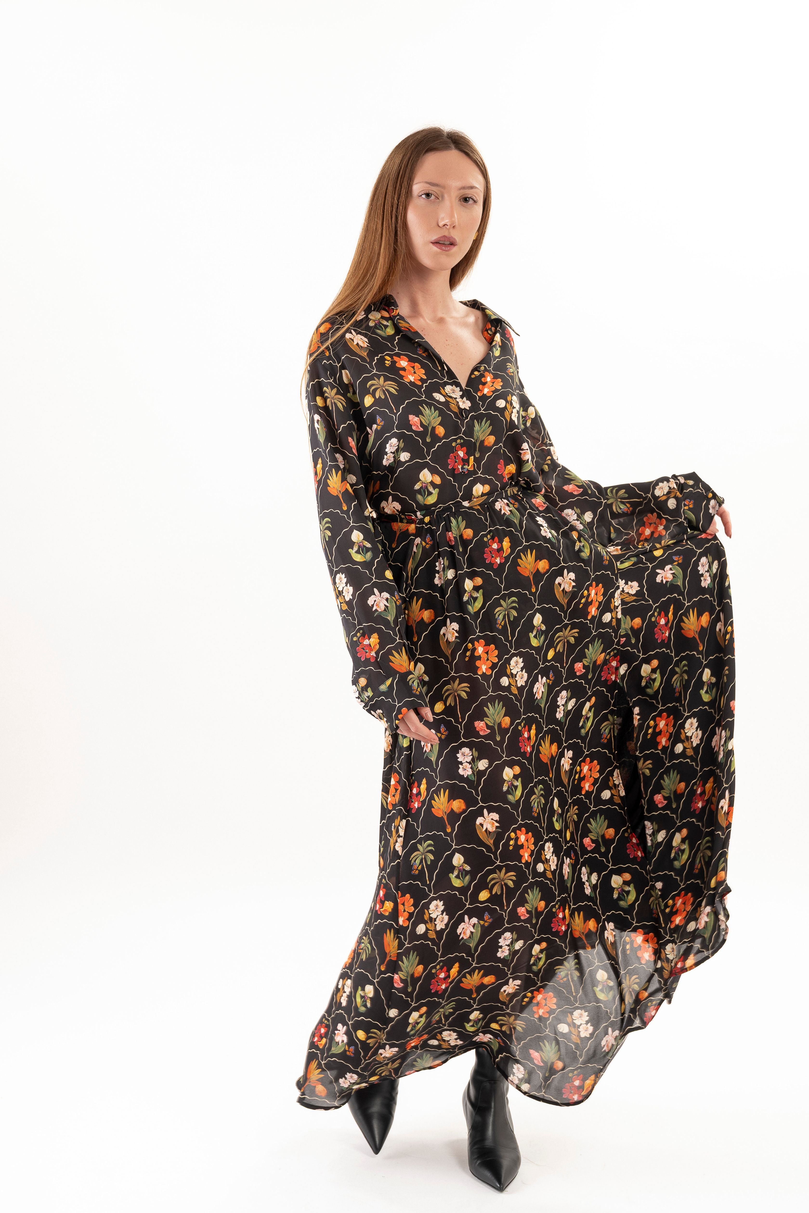 Amber Skirt - Dark Botanica