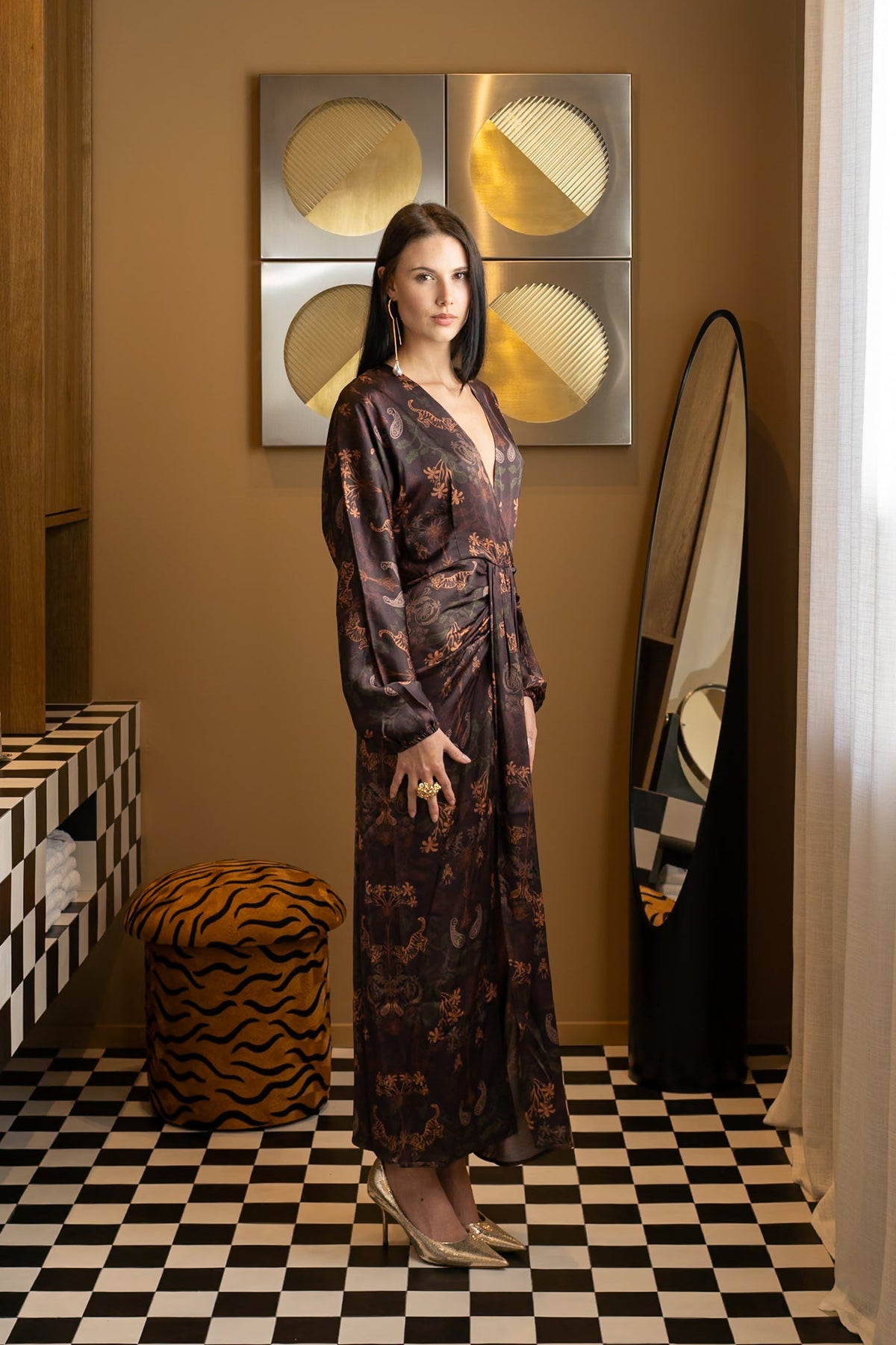 EUNICE DRESS - TIGERLILY WARM
