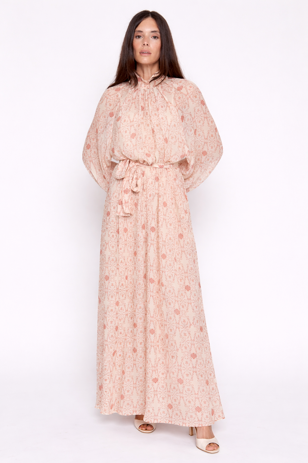Aura Long Dress - SeaFlower Quarz