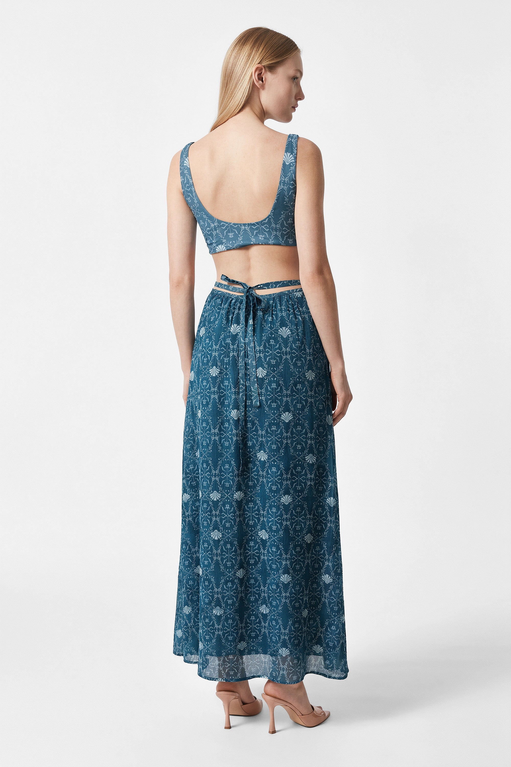 Amber Skirt - Seaflower Aqua