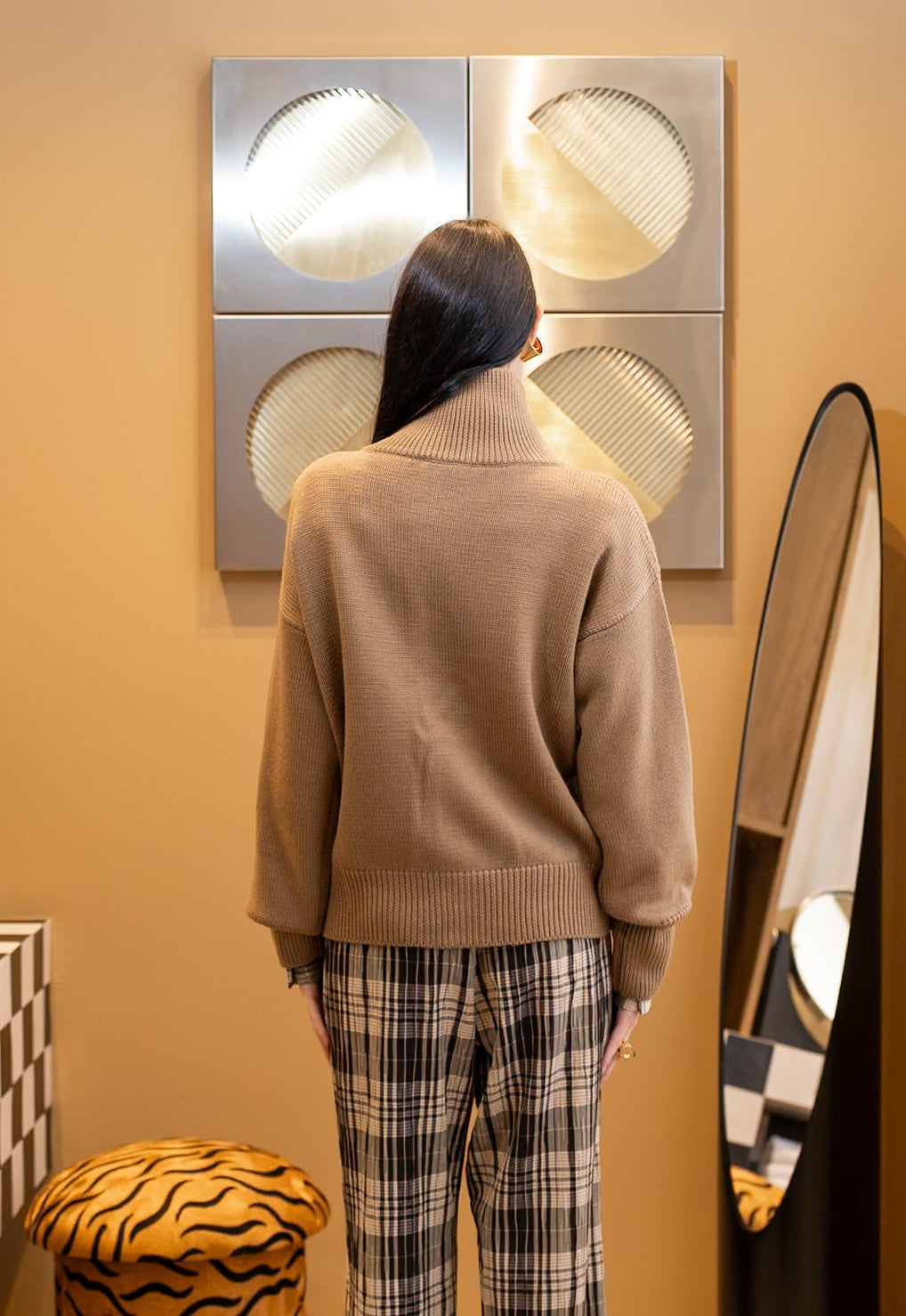 NORA CARDIGAN - CARAMEL