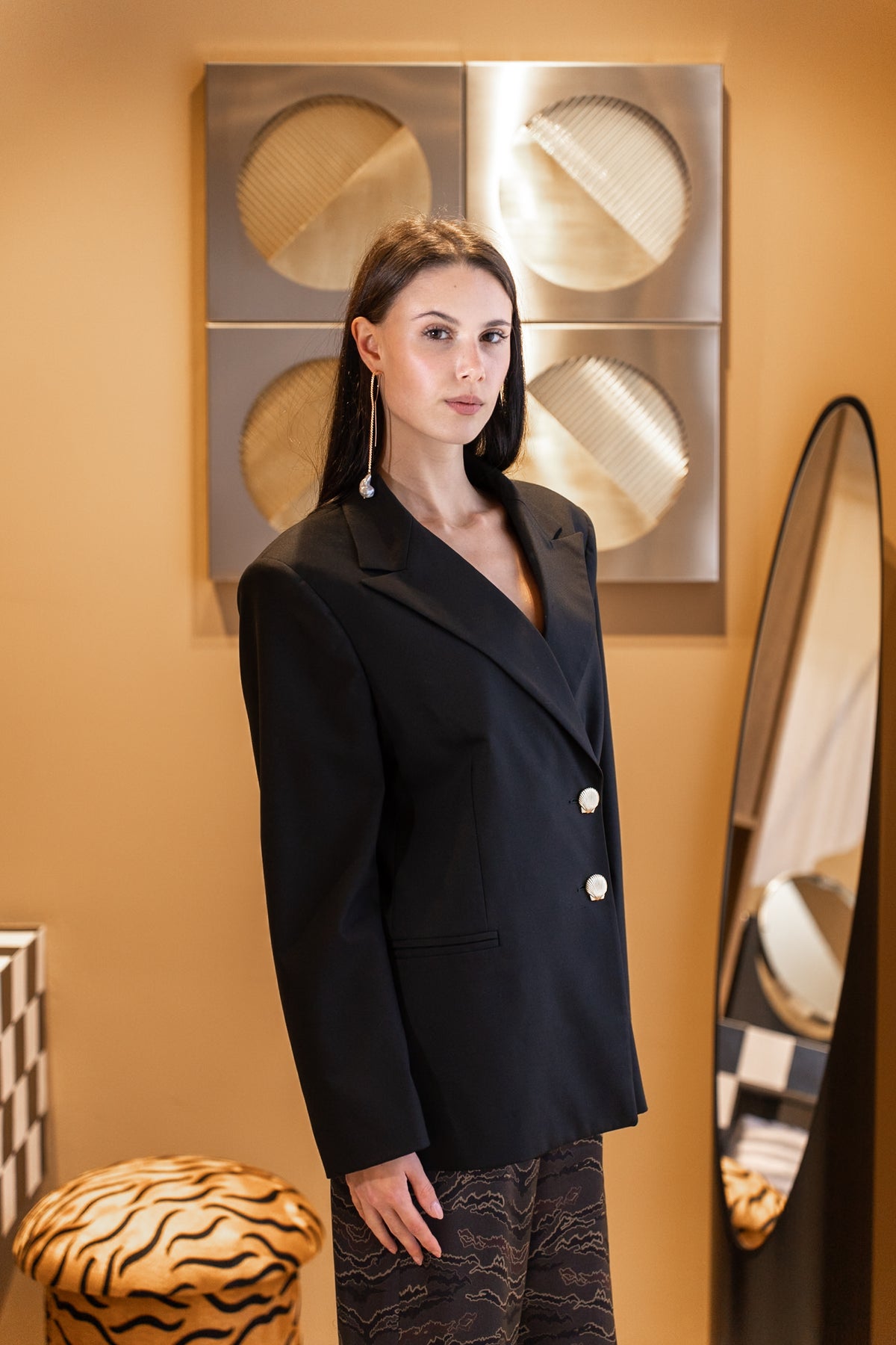 SIENNA BLAZER - BLACK