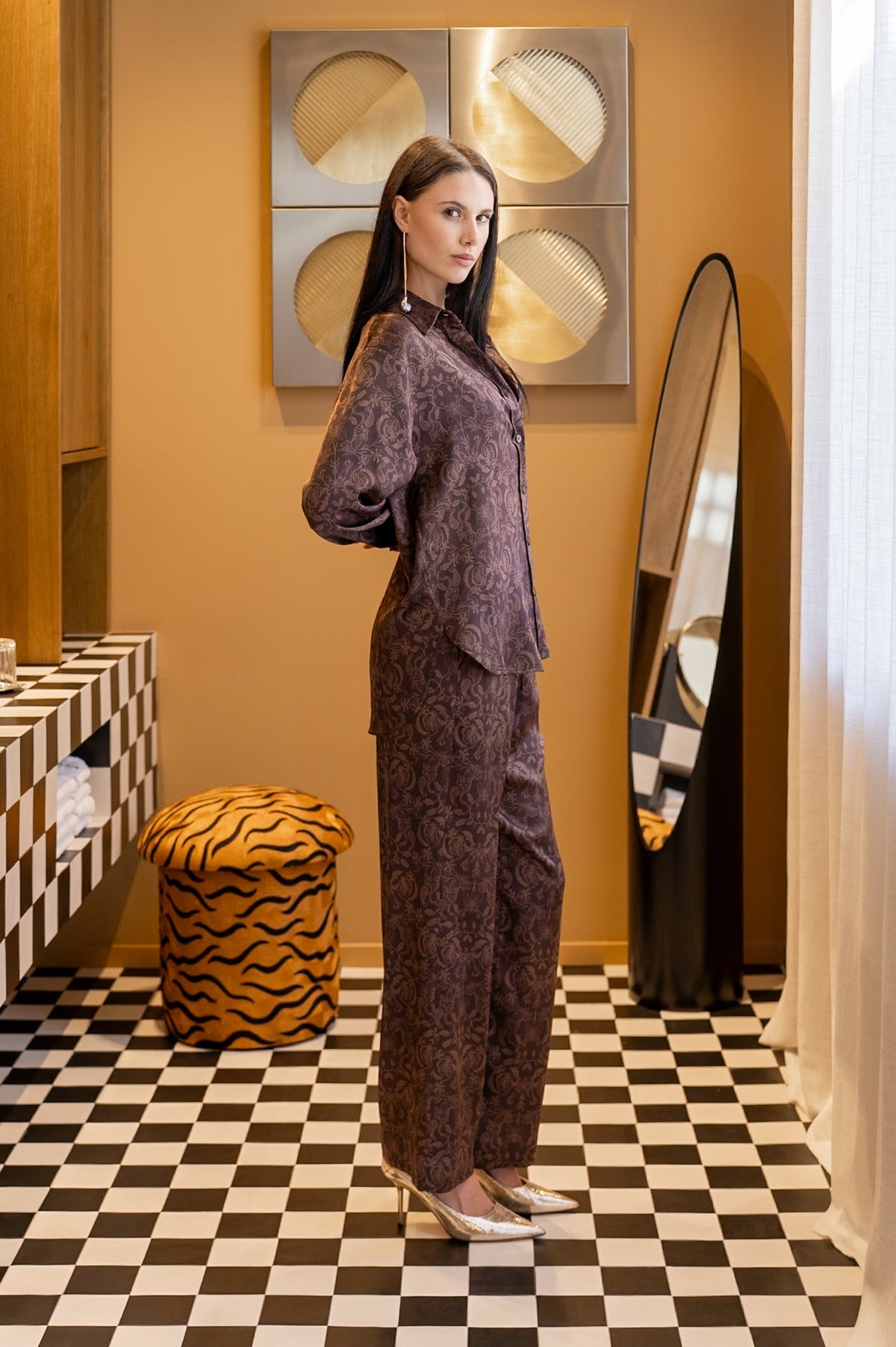 SUNSET PANTS - ANIMALIA RUST