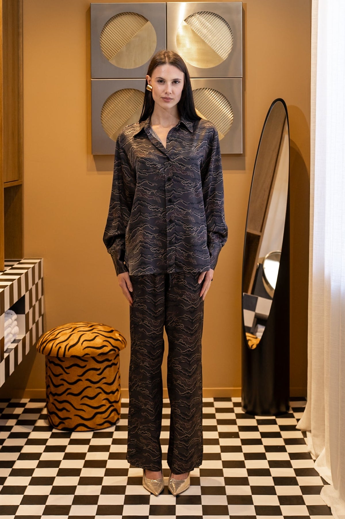 SUNSET PANTS - ECLECTIC DREAM NEUTRAL