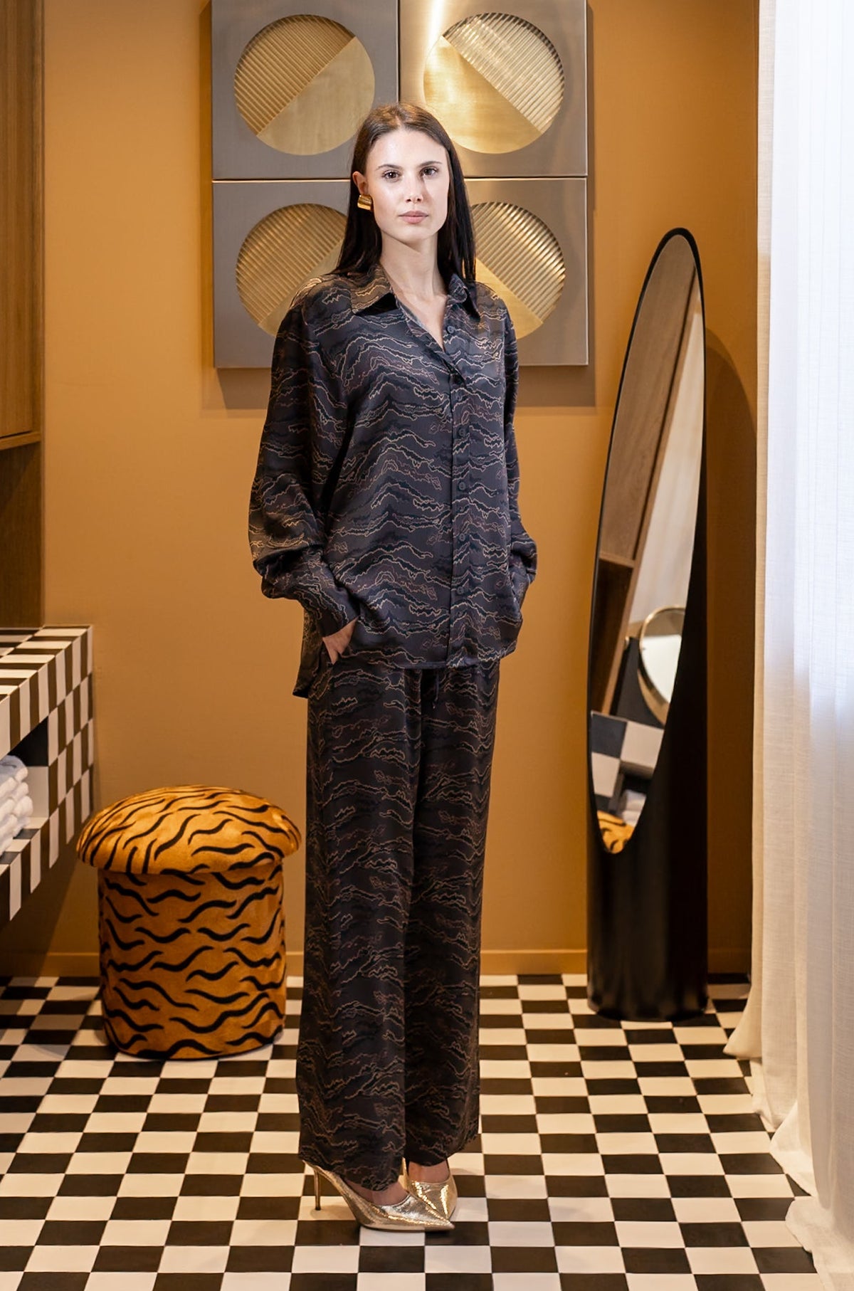 SUNSET PANTS - ECLECTIC DREAM NEUTRAL