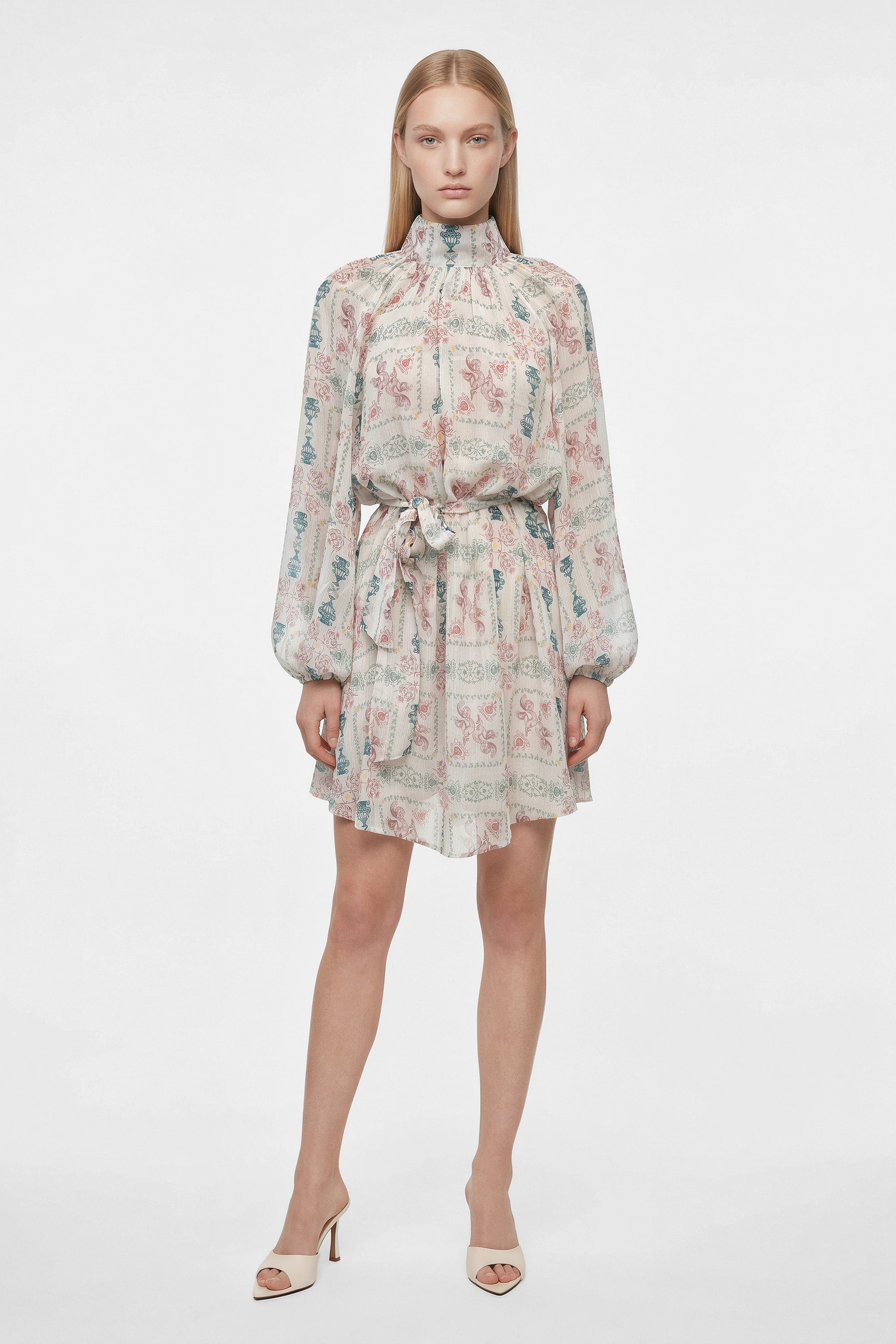 Aura Short Dress - Atlantide Mediterranea