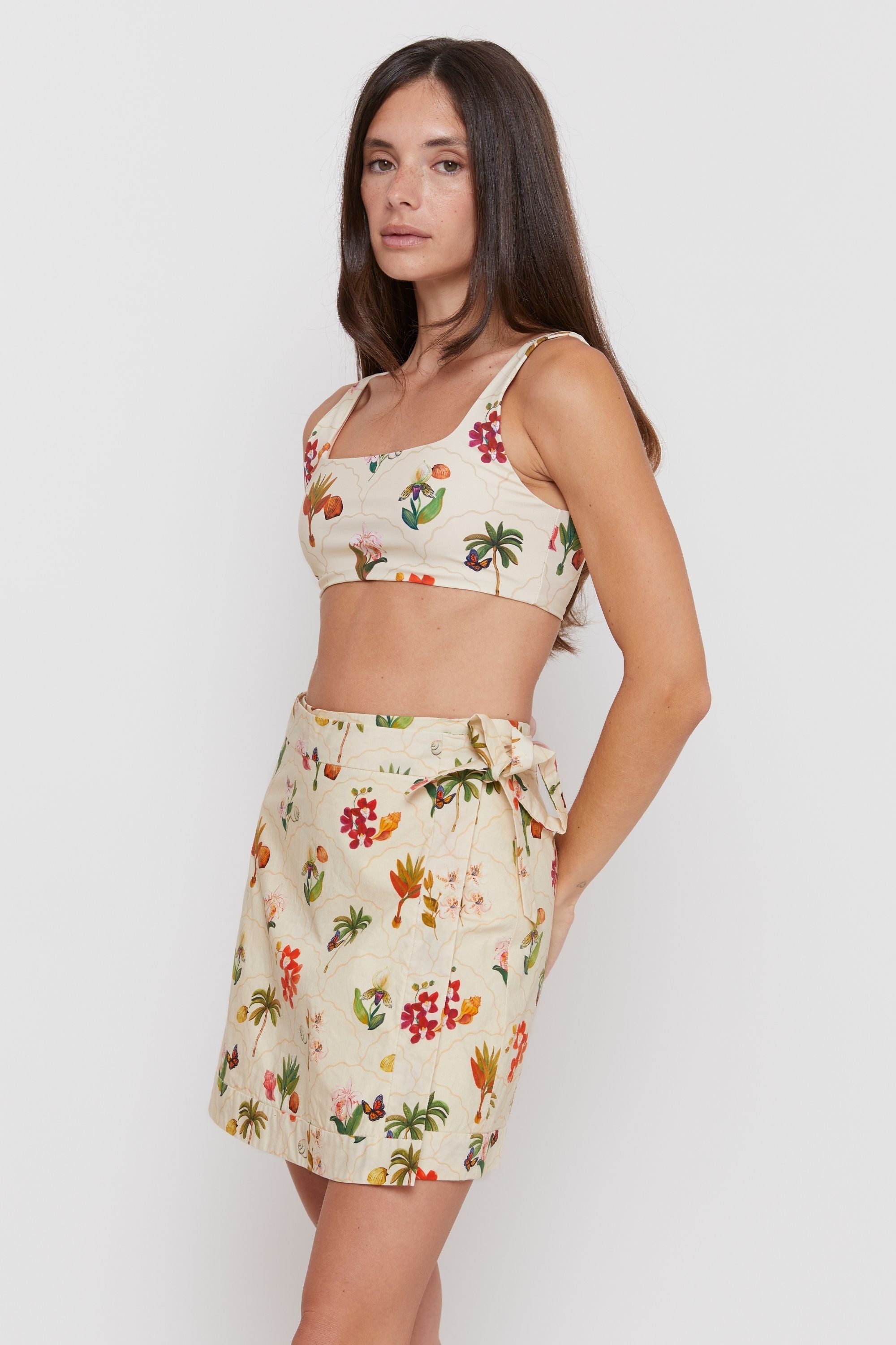 Summer Skirt - Light Botanica