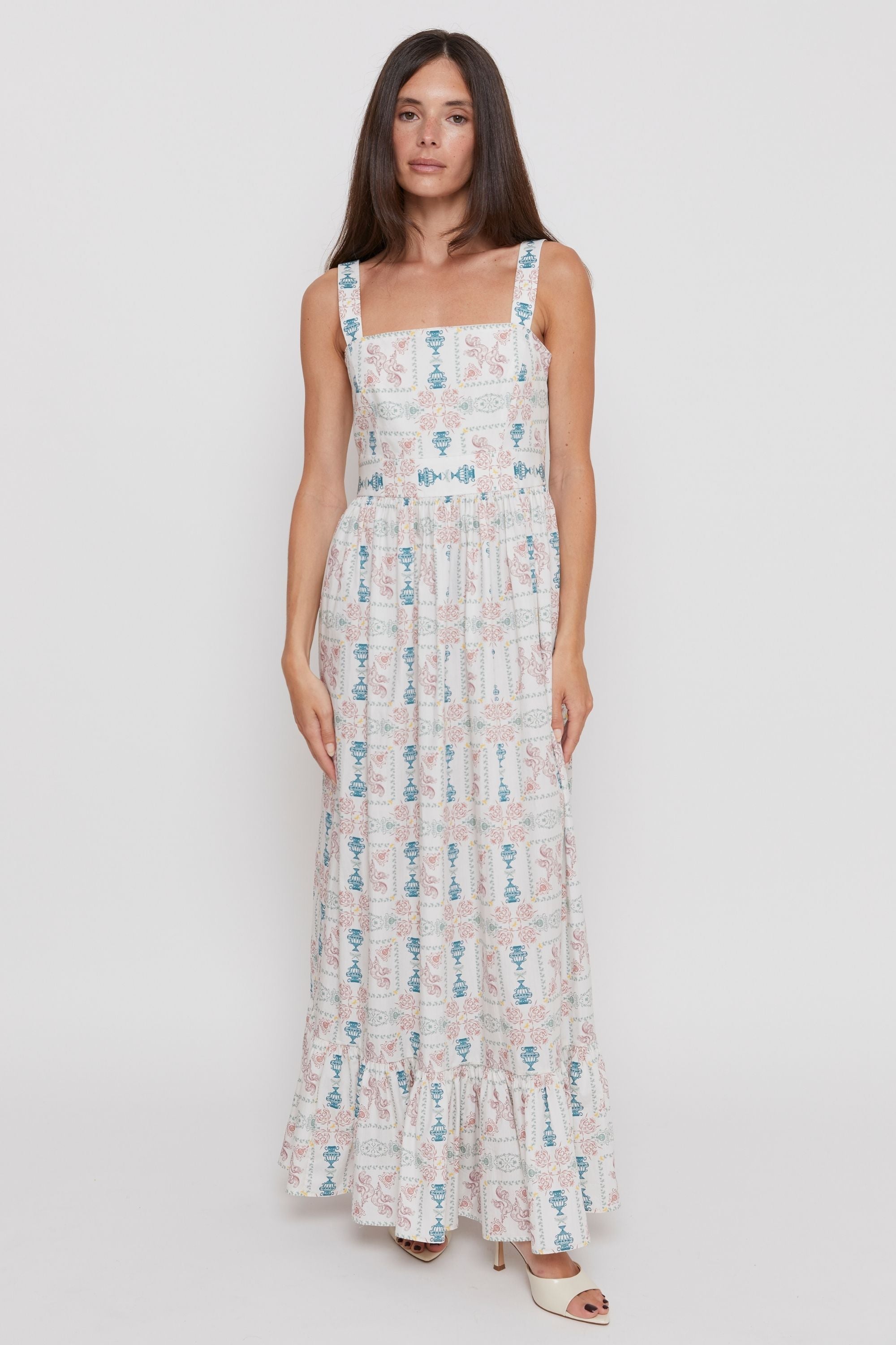 Demetra long Dress - Atlantide Mediterranea