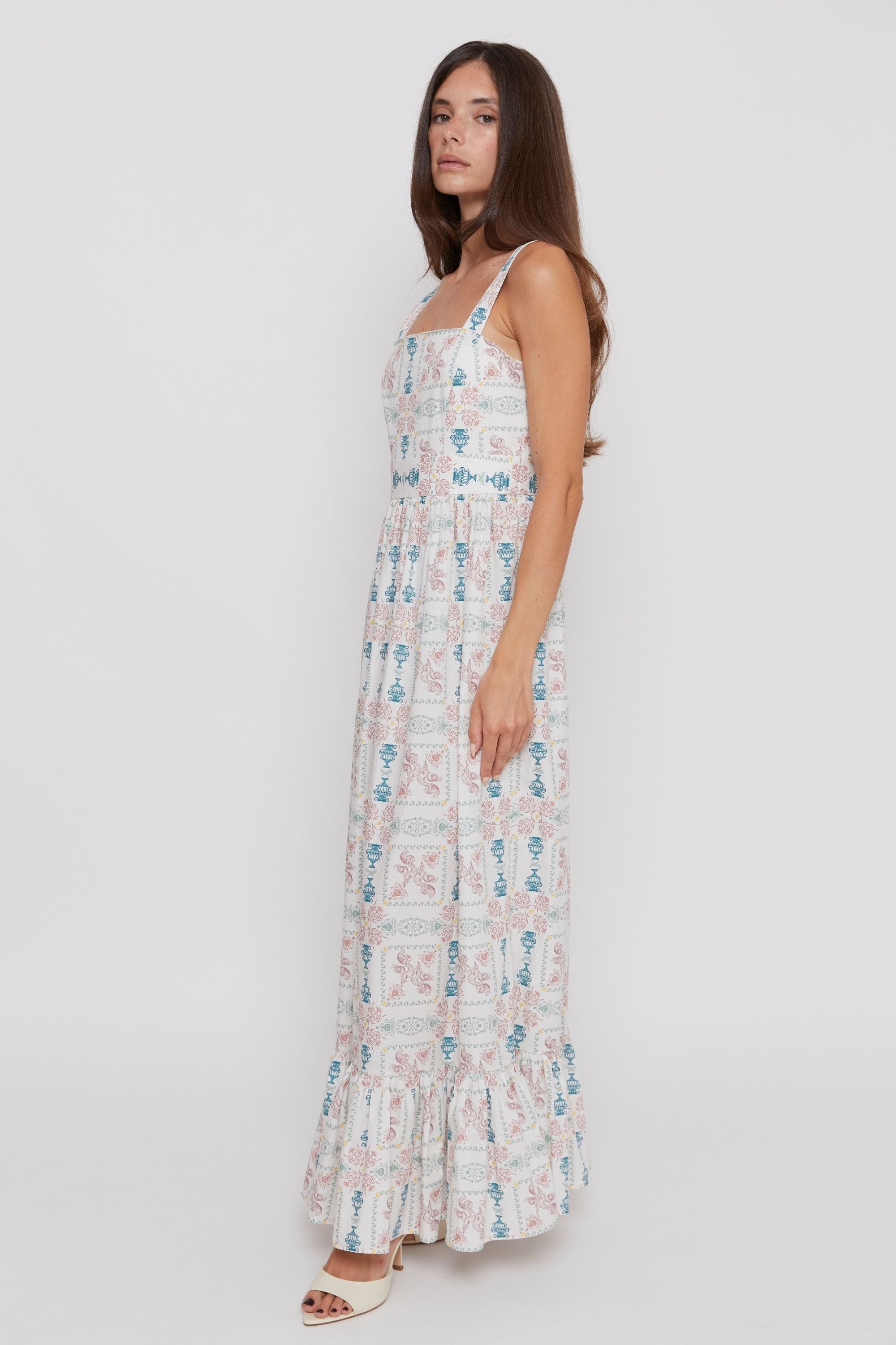 Demetra long Dress - Atlantide Mediterranea