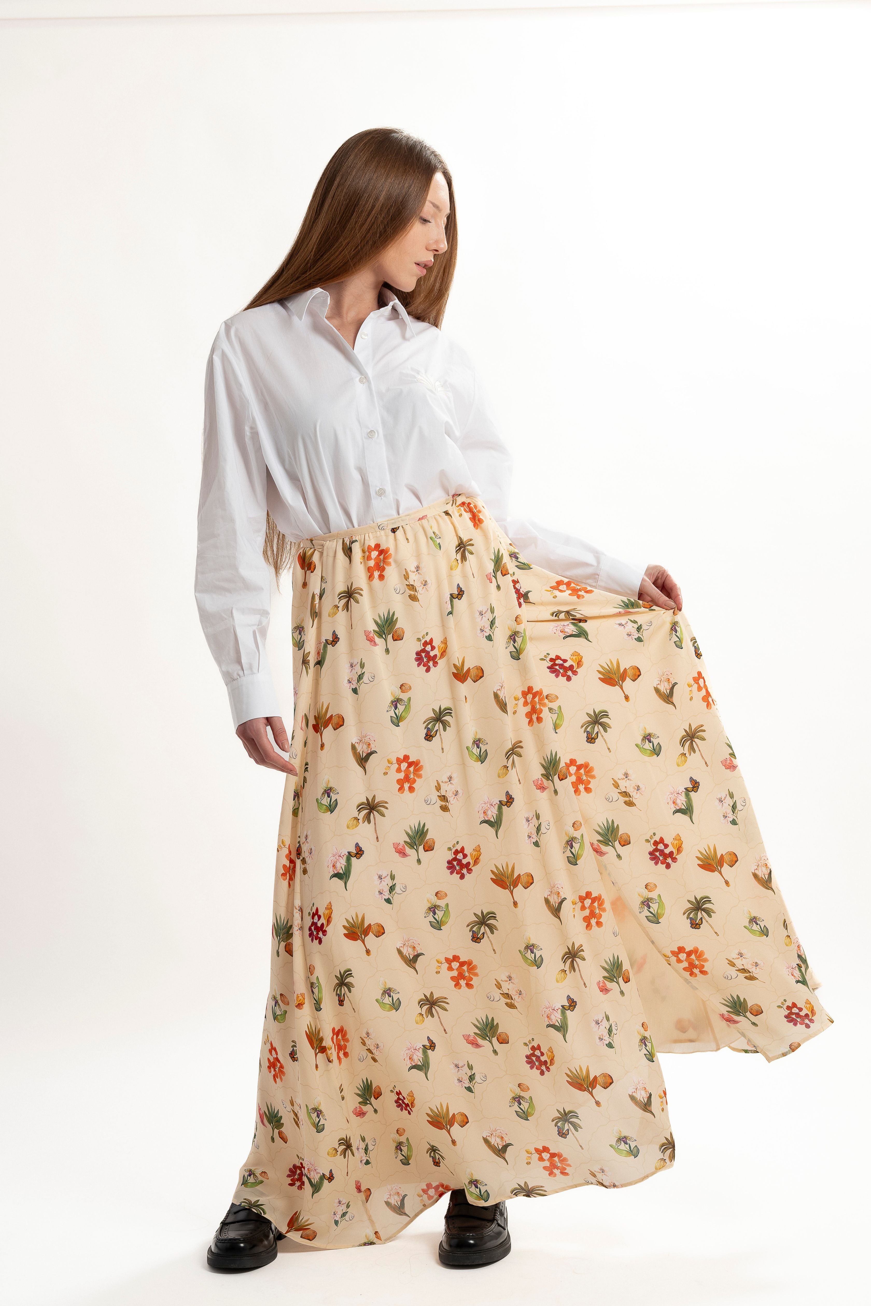 Amber Skirt - Light Botanica