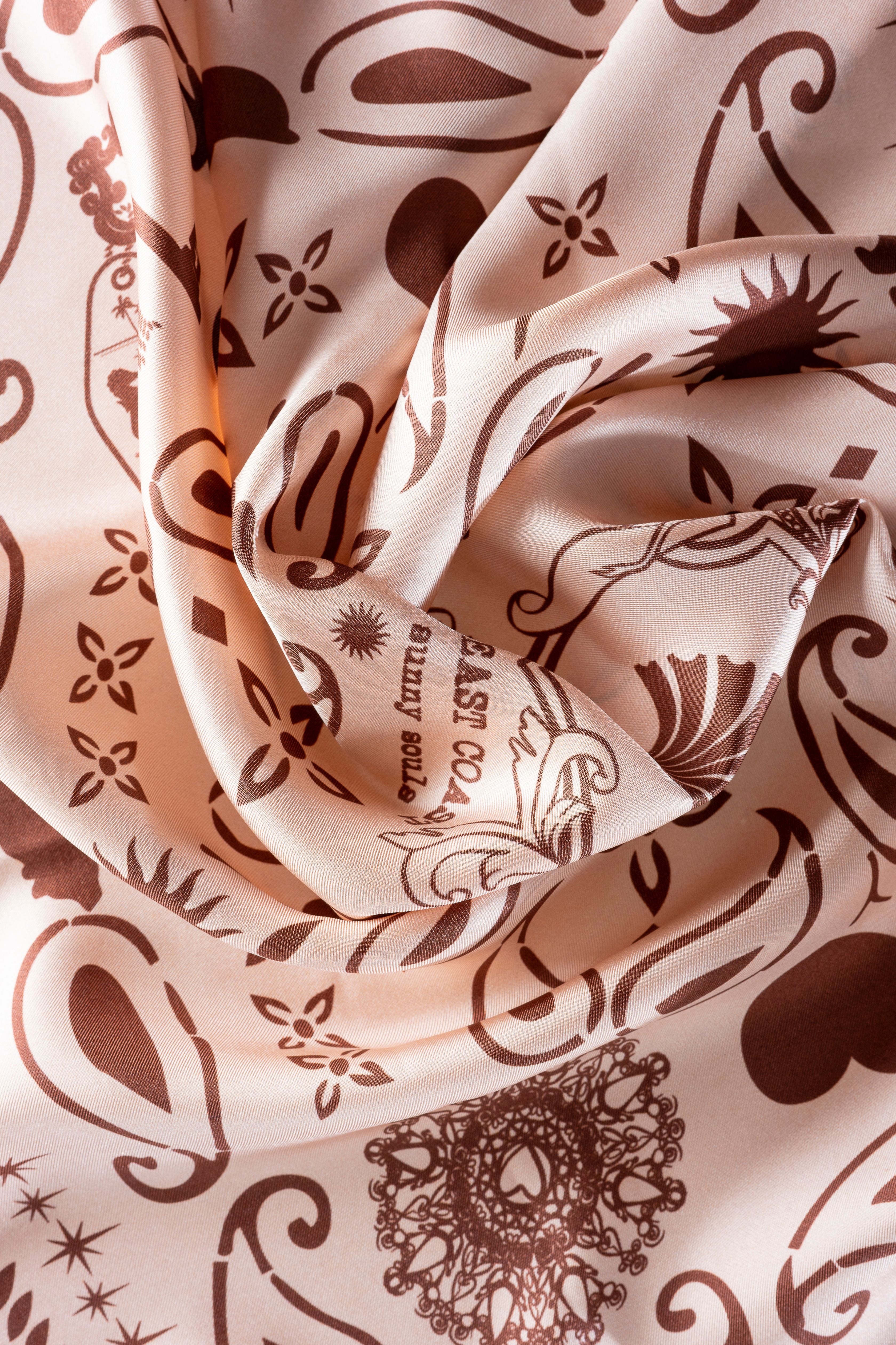 Foulard "Forte e Gentile" - Rosa