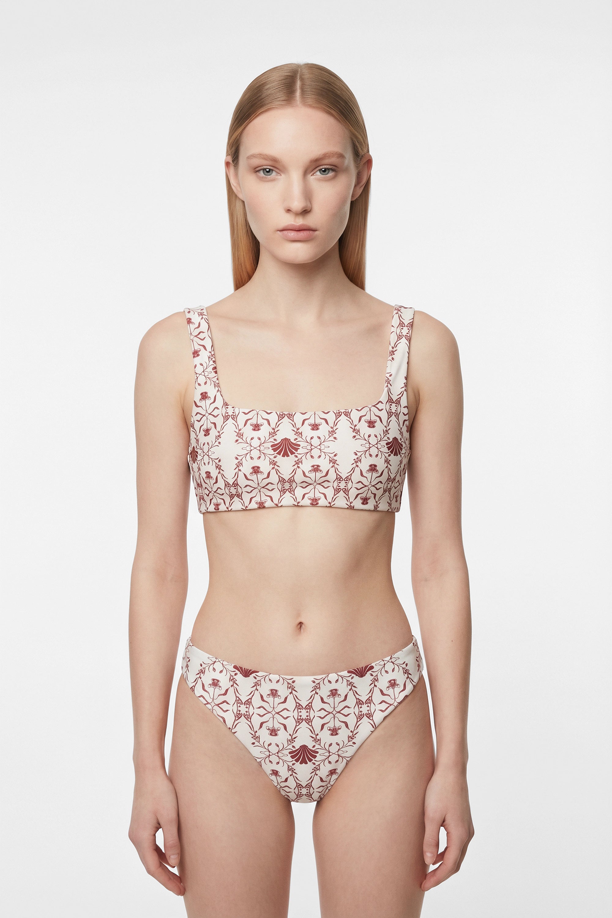 Frida Top & Basic Slip - SeaFlower Quarz