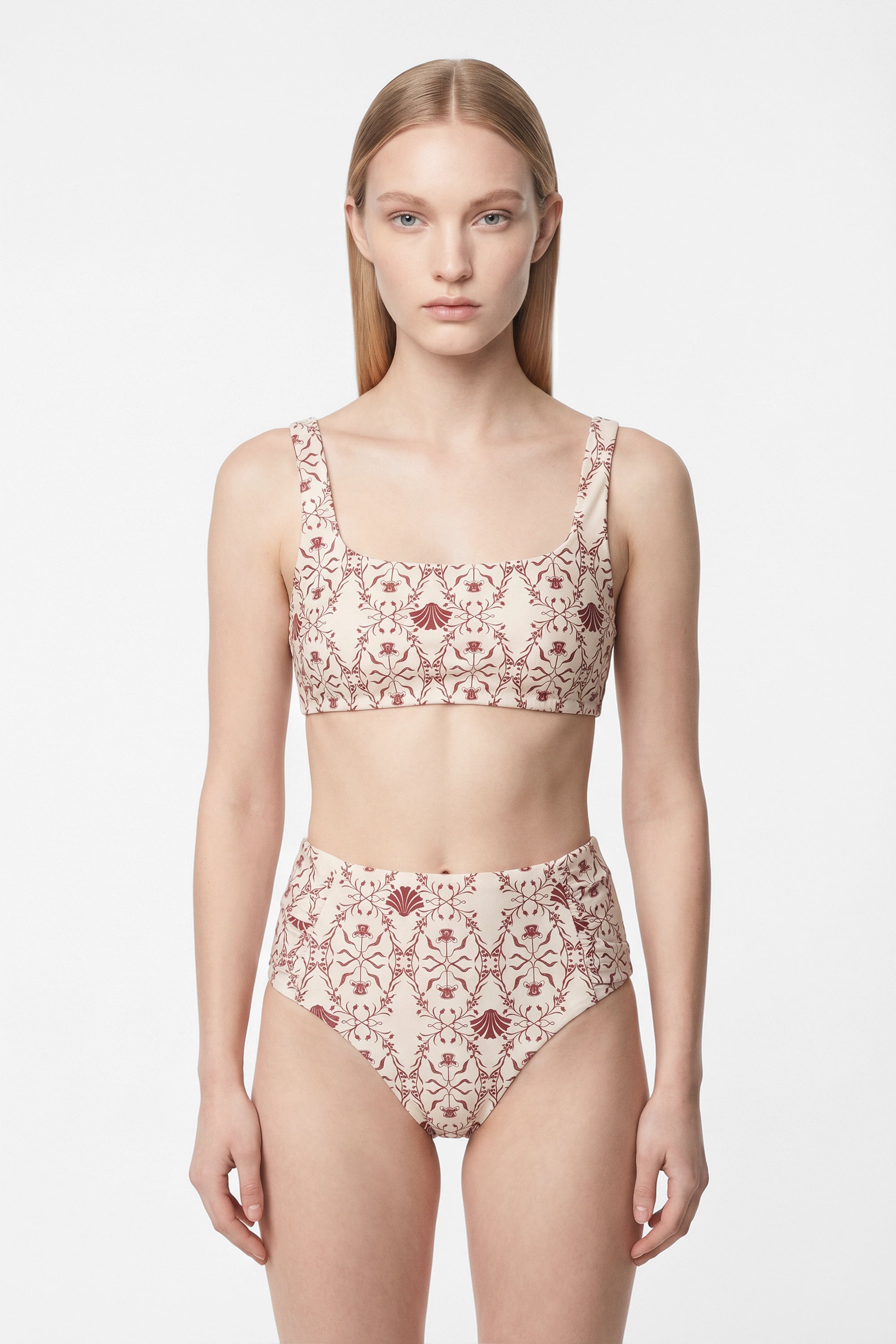Frida Top & Shell Slip - SeaFlower Quarz