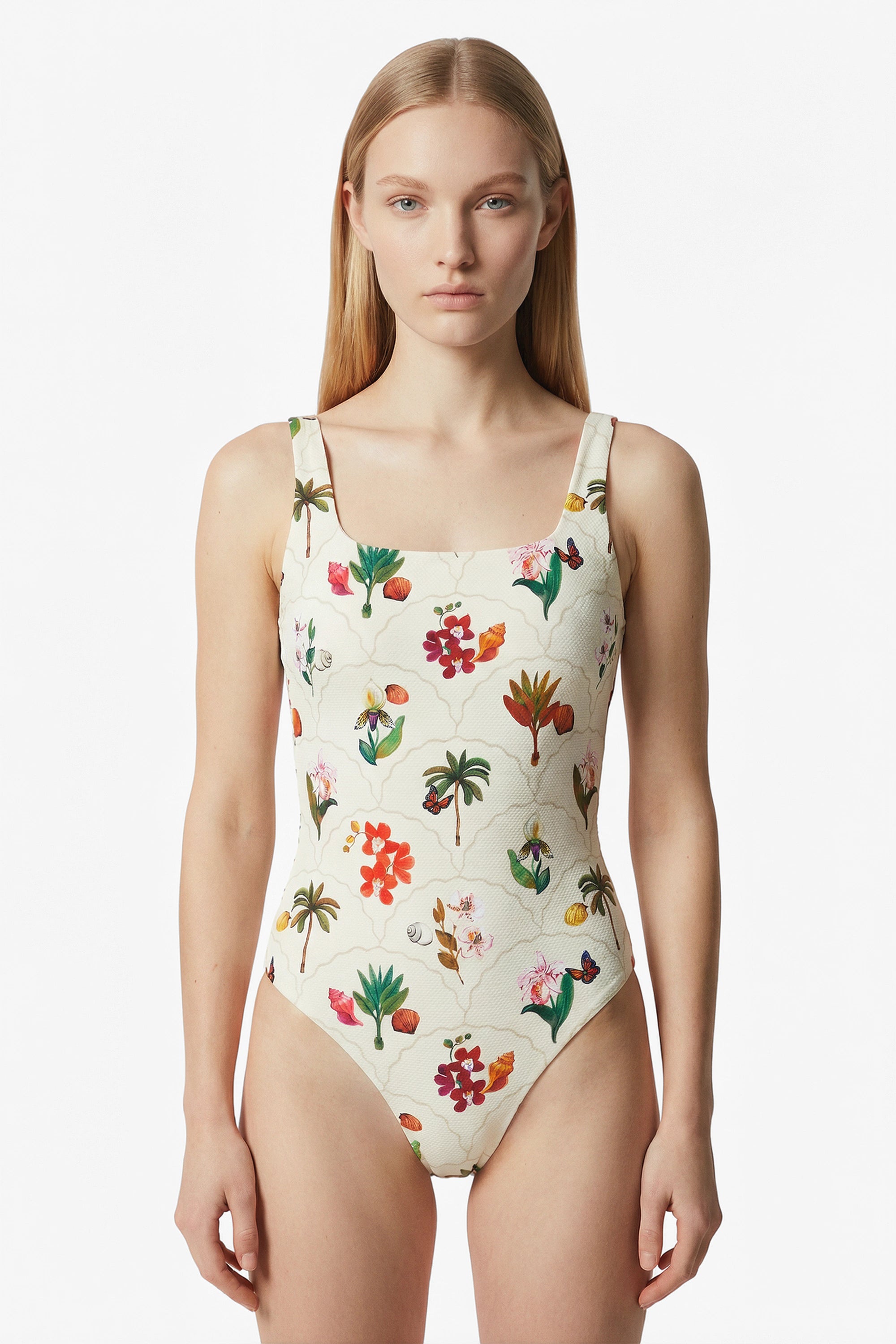 Olimpia Onepiece - Light Botanica