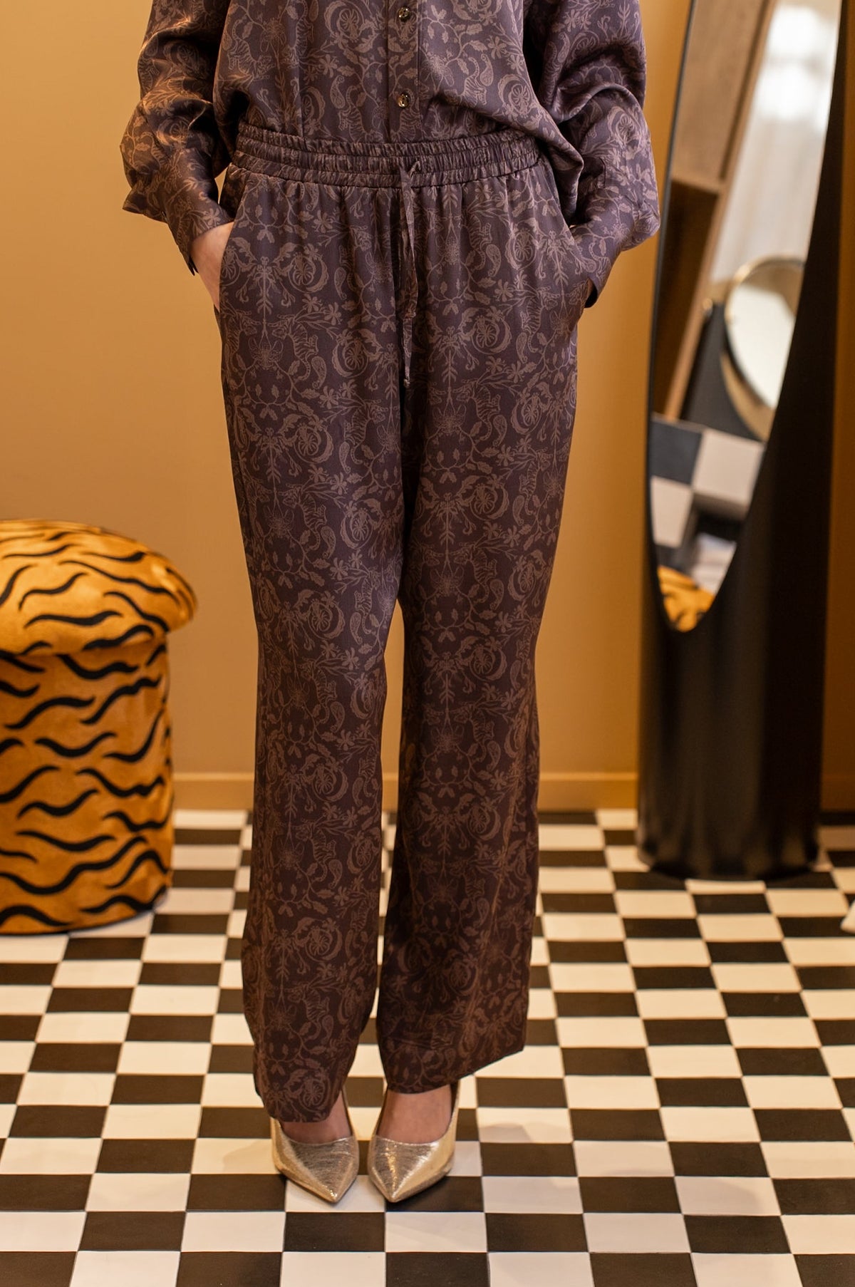 SUNSET PANTS - ANIMALIA RUST