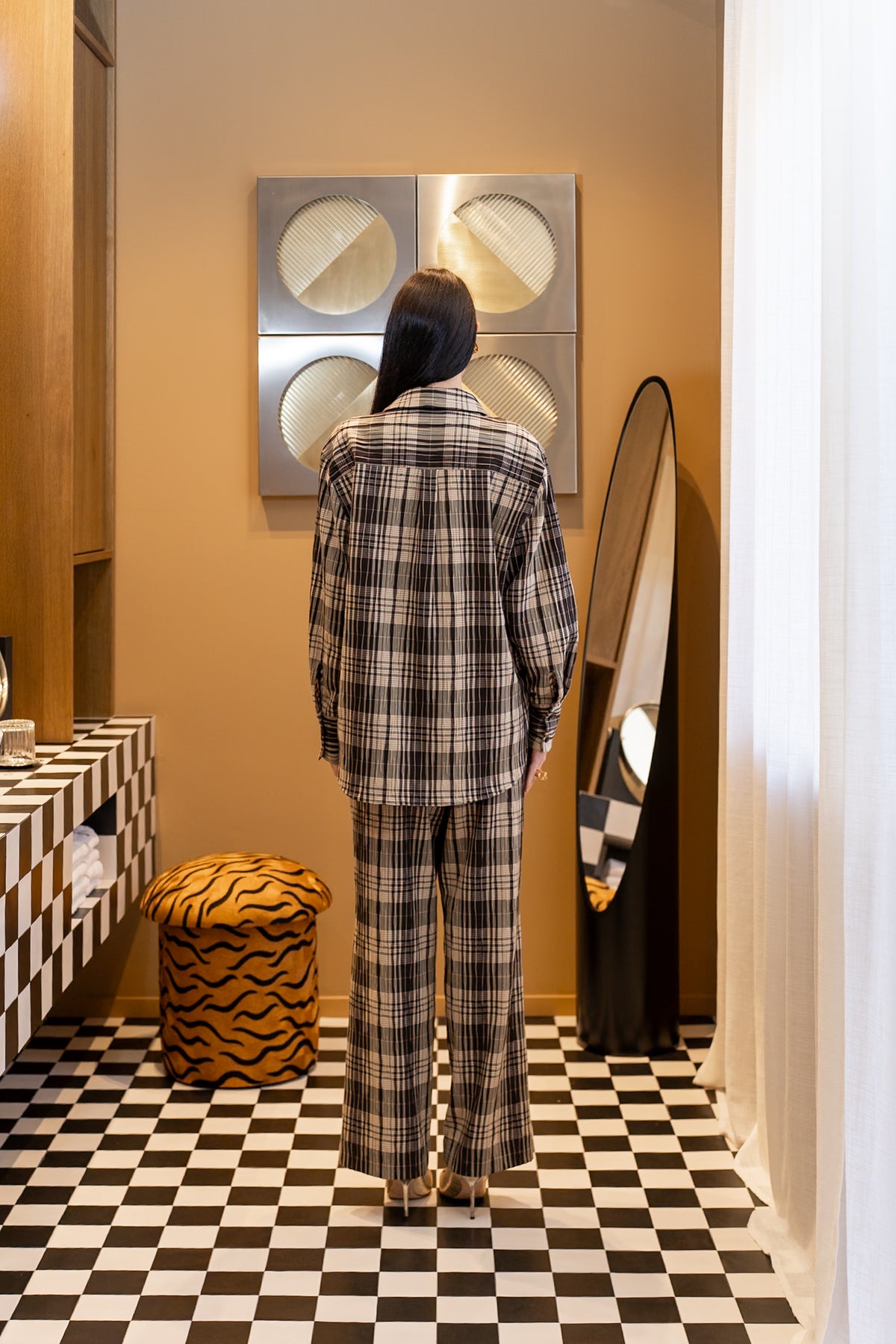 SUNSET SHIRT - CHOCOLATE CHECK