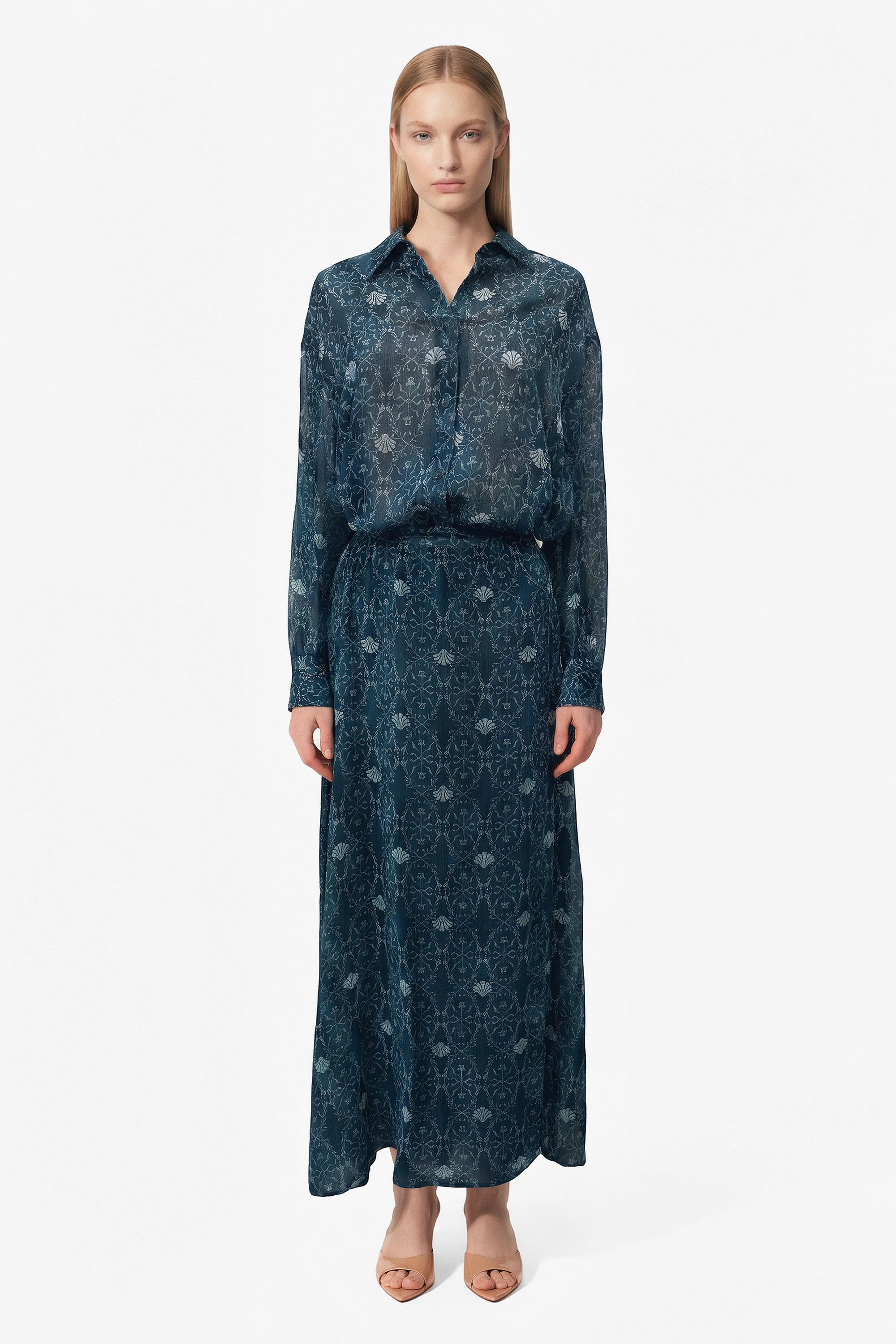 Amber Skirt - Seaflower Aqua