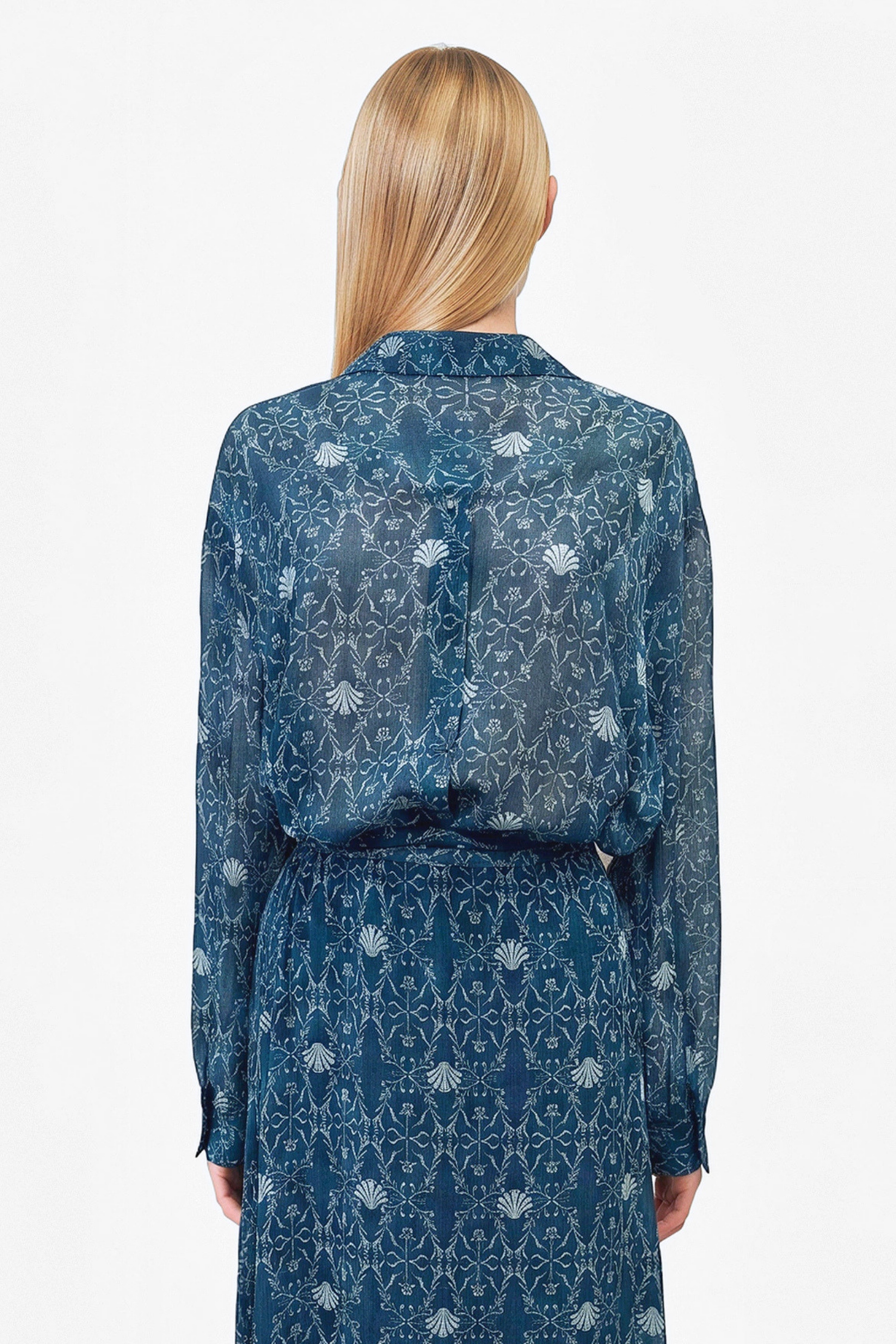 Sunset Shirt - Seaflower Aqua