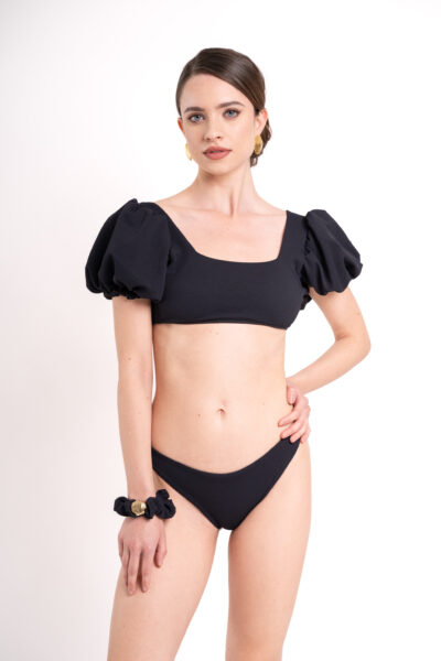 Marea Top + Basic Slip - Black