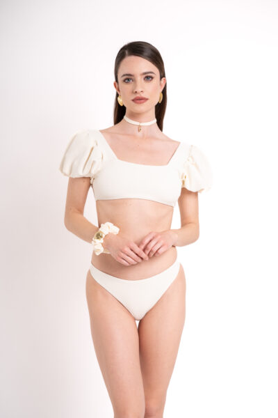 Marea Top + Basic Slip - Cream