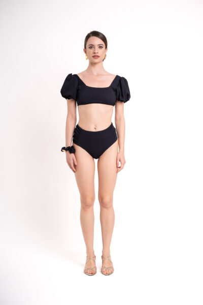 Marea Top + Shell Slip - Black