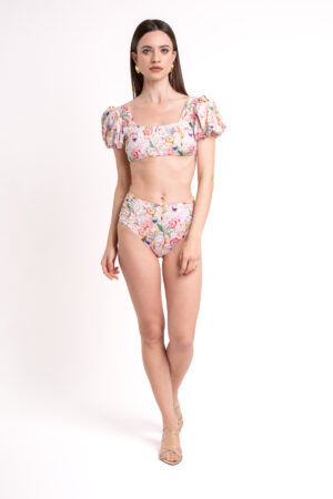 Marea Top + Shell Slip - Milk Peonies - immagine 3