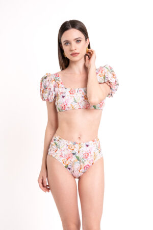 Marea Top + Shell Slip - Milk Peonies - immagine 4