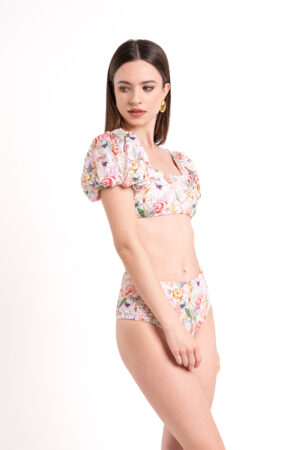 Marea Top + Shell Slip - Milk Peonies - immagine 5