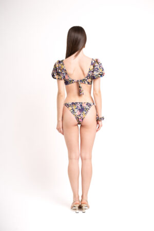 Marea Top + Slip Laccetti - Blue Peonies - immagine 3