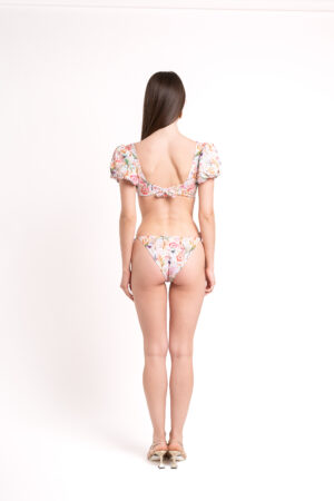 Marea Top + Slip Laccetti - Milk Peonies - immagine 3