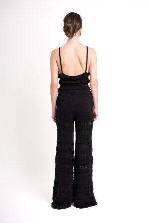 Soft Knitted Pants - Black - immagine 5